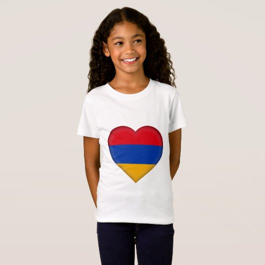 Armenien-Flagge T-Shirt (Vorne ganz)