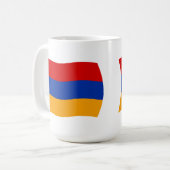 Armenien Flagge Tasse (Vorderseite Links)