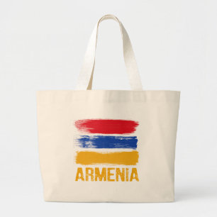 Armenien-Flaggen-Shirts Jumbo Stoffbeutel
