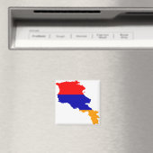 Armenien Flaggenkarte AM Magnet (In Situ (Geschirrspüler))