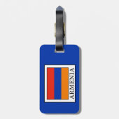 Armenien Gepäckanhänger (Rückseite vertikal)