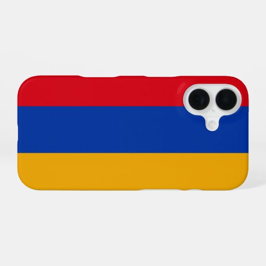 Armenien iPhone 16 Hülle (Rückseite (Horizontal))