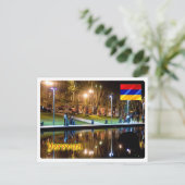 Armenien - Jerewan - Nachtleben Postkarte (Stehend Vorderseite)