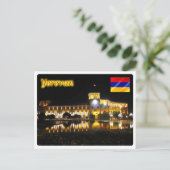 Armenien - Jerewan - Platz der Republik - Armenien Postkarte (Stehend Vorderseite)