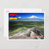 Armenien - Monte Ararat - Postkarte (Vorne/Hinten)