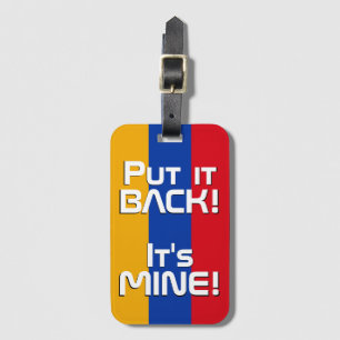 Armenien Nationalflagge Funny Patriotic Gepäckanhänger