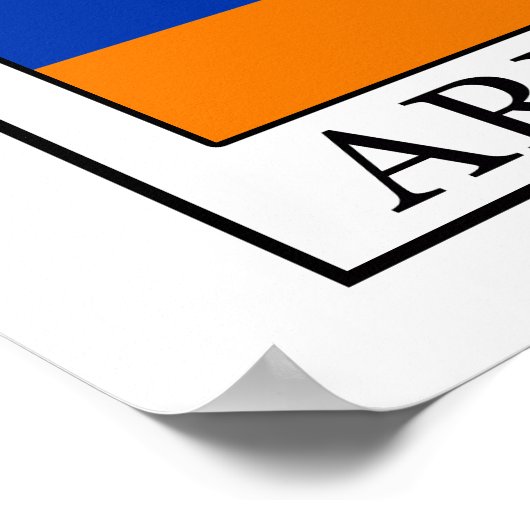 Armenien Poster (Ecke)