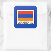 Armenien Quadratischer Aufkleber (Tasche)