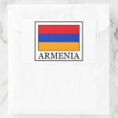 Armenien Rechteckiger Aufkleber (Tasche)