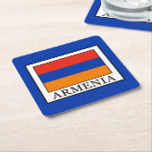 Armenien Rechteckiger Pappuntersetzer (angewinkelt)