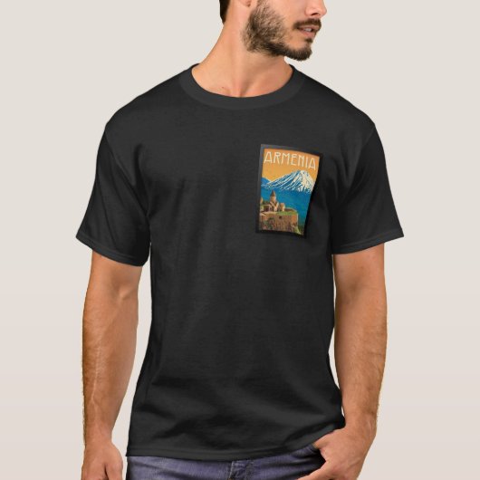 Armenien Reiseplakat T-Shirt (Vorderseite)
