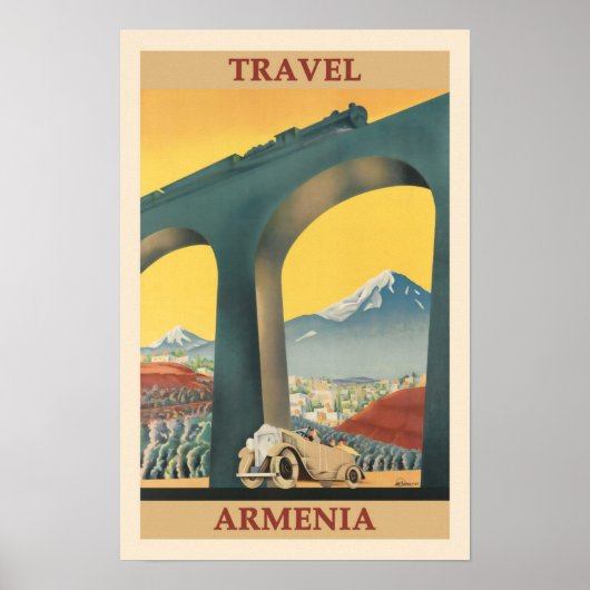 Armenien-Reiseposter Poster (Vorne)