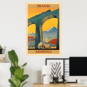 Armenien-Reiseposter Poster (Heimbüro)