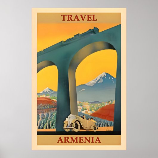 Armenien-Reiseposter Poster (Vorne)