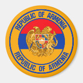 Armenien-Runde Magnet (Vorne)
