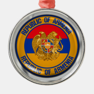 Armenien-Runde Ornament Aus Metall
