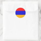 Armenien Runder Aufkleber (Tasche)