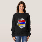 Armenien Splash Sweatshirt (Vorne ganz)