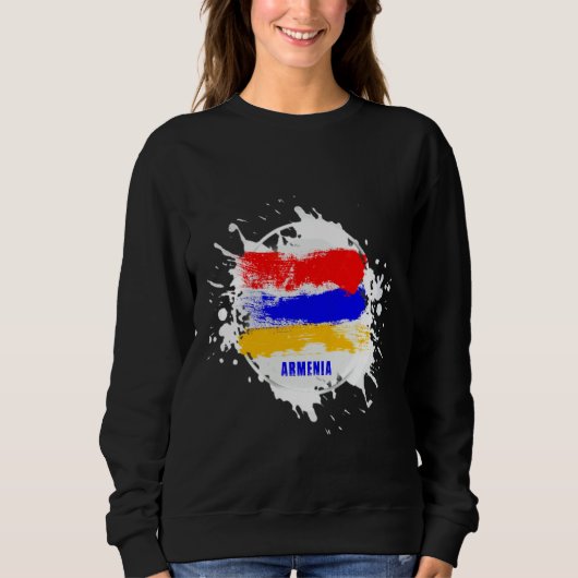 Armenien Splash Sweatshirt (Vorderseite)