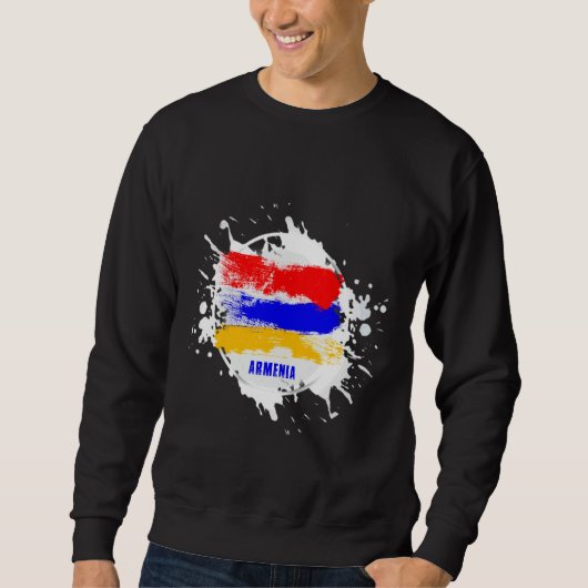 Armenien Splash Sweatshirt (Vorderseite)