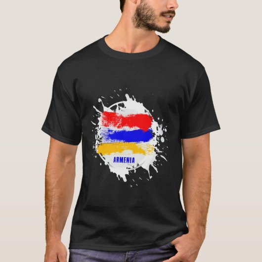 Armenien Splash T-Shirt (Vorderseite)