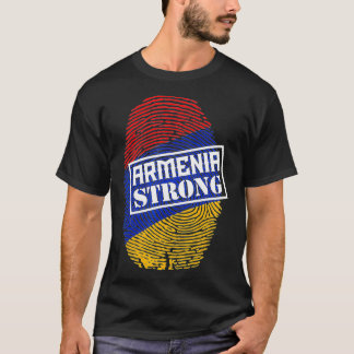 Armenien Starke Not leidendes armenisches Flaggenl T-Shirt