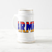 Armenien Stein Bierglas (Vorderseite Links)