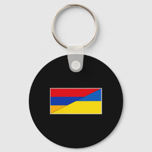 Armenien Ukraine Flagge Armenische Ukrainische Nat Schlüsselanhänger