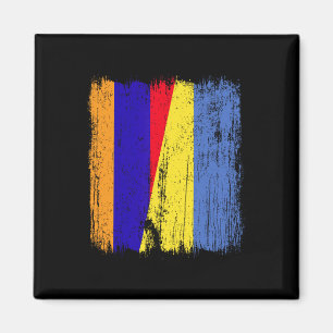 Armenien Ukraine Halbflagge Armenisches Ukrainisch Magnet