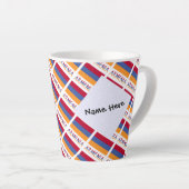 Armenien und Armenien - Personalisierte Fahnen Milchtasse (Rechte Ecke)