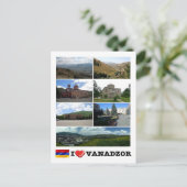 Armenien - Vanadzor - I Liebe - Postkarte (Stehend Vorderseite)