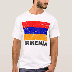 Armenien Vintage-Flagge T-Shirt
