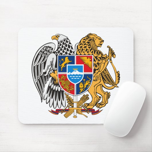 Armenien-Wappen Mousepad (Mit Mouse)
