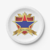 Armenien-Wappen Pappteller (Vorderseite)