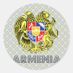 Armenien-Wappen Runder Aufkleber