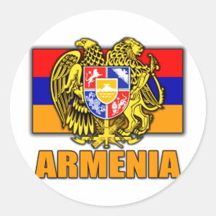 Armenien-Wappen Runder Aufkleber