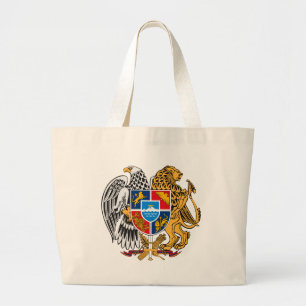 Armenien-Wappen Taschen-Tasche Jumbo Stoffbeutel