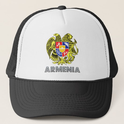 Armenien-Wappen Truckerkappe (Vorderseite)