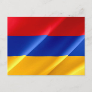 Armenien - Wellen der armenischen Flagge - Postkarte