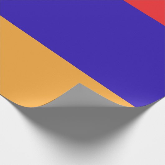 Armenienflagge Geschenkpapier (Ecke)