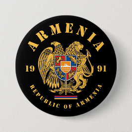 Armenienwappen Button