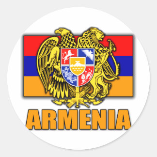 Armenienwappen Runder Aufkleber