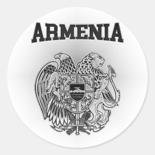 Armenienwappen Runder Aufkleber