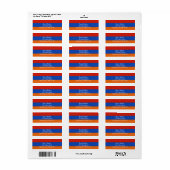 Armenisch | Adressmarken (Vorne)