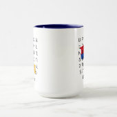 Armenisch-Alphabet-Armenische Fahne-Tasse Tasse (Zentrum)