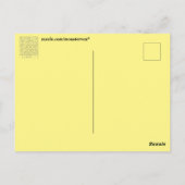 Armenisch-Alphabet-Gebärdensprache-Postkarte Postkarte (Rückseite)