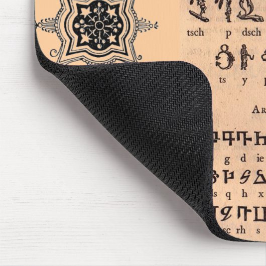 Armenisch-Alphabet Mousepad (Ecke)
