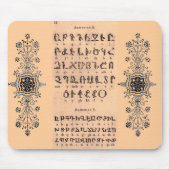 Armenisch-Alphabet Mousepad (Vorne)