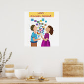 Armenisch-Alphabet Poster (Küche)