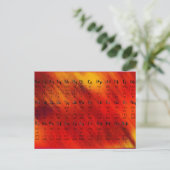 Armenisch-Alphabet Postkarte (Stehend Vorderseite)